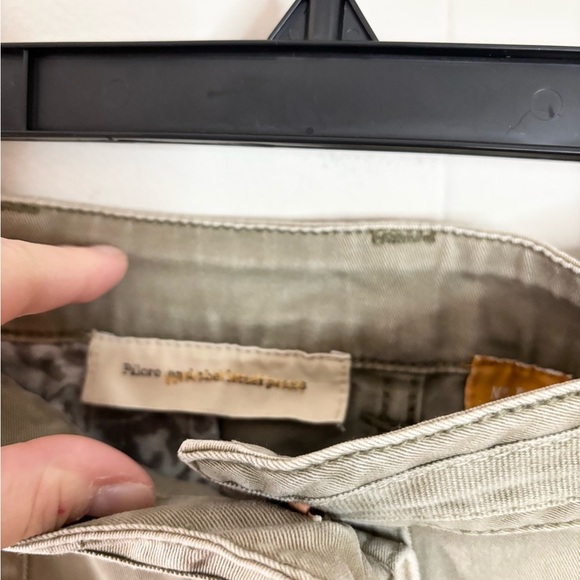 Pilcro and the Letterpress khaki button front a line skirt size 10 - Picture 3 of 4